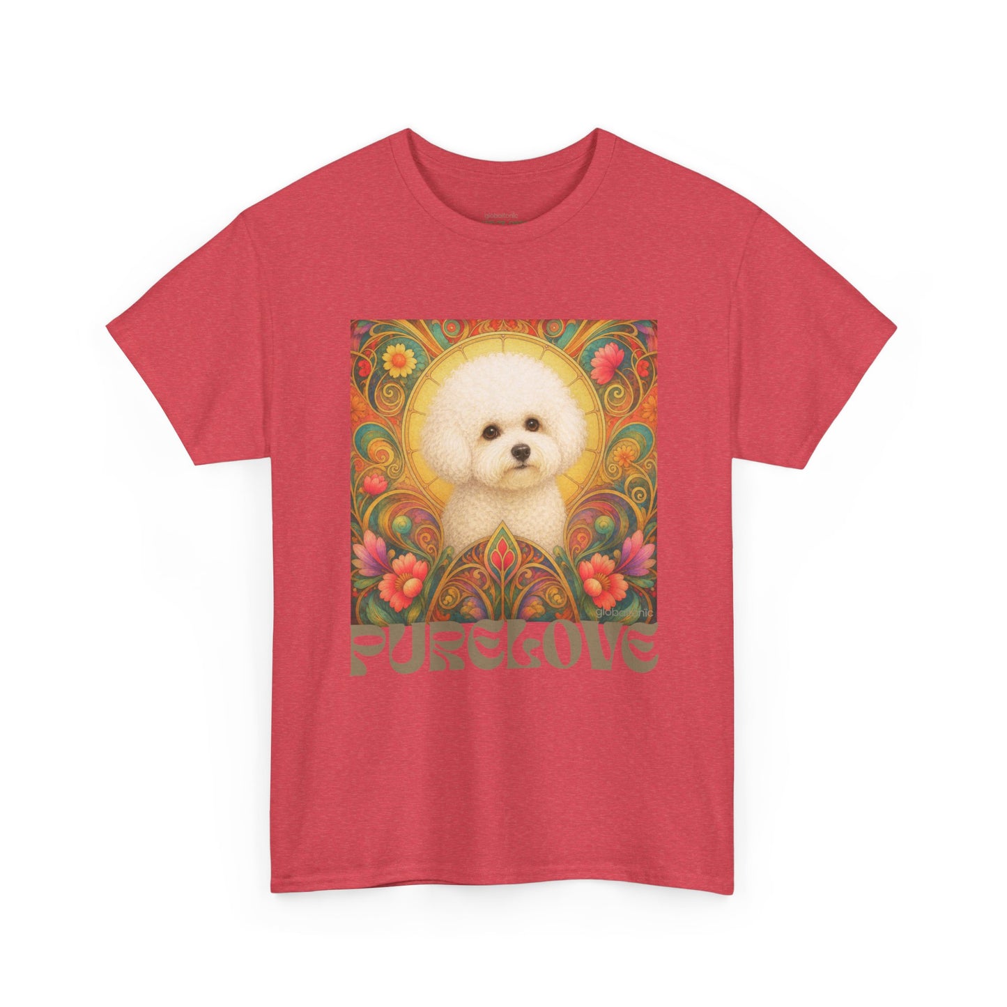 Bichon Frise Vintage Graphic T-Shirt – Unisex Cotton Tee for Dog Lovers
