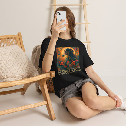 Borzoi Vintage Graphic T-Shirt – Unisex Cotton Tee for Dog Lovers