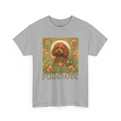 Strawberry Cavapoo (Cavoodle) Vintage Graphic T-shirt -Unisex Cotton Tee for Dog Lovers