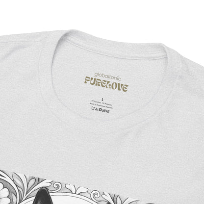 Kelpie Black Vintage Unisex Cotton Tee for Dog Lovers (Black & White)