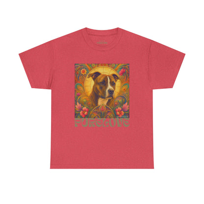 Staffy (Coco) Bull Terrier Vintage Unisex Cotton Tee for Dog Lovers