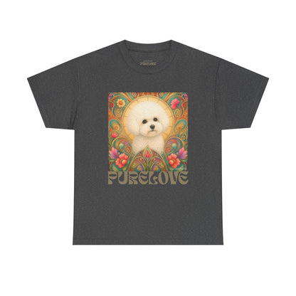 Bichon Frise Vintage Graphic T-Shirt – Unisex Cotton Tee for Dog Lovers