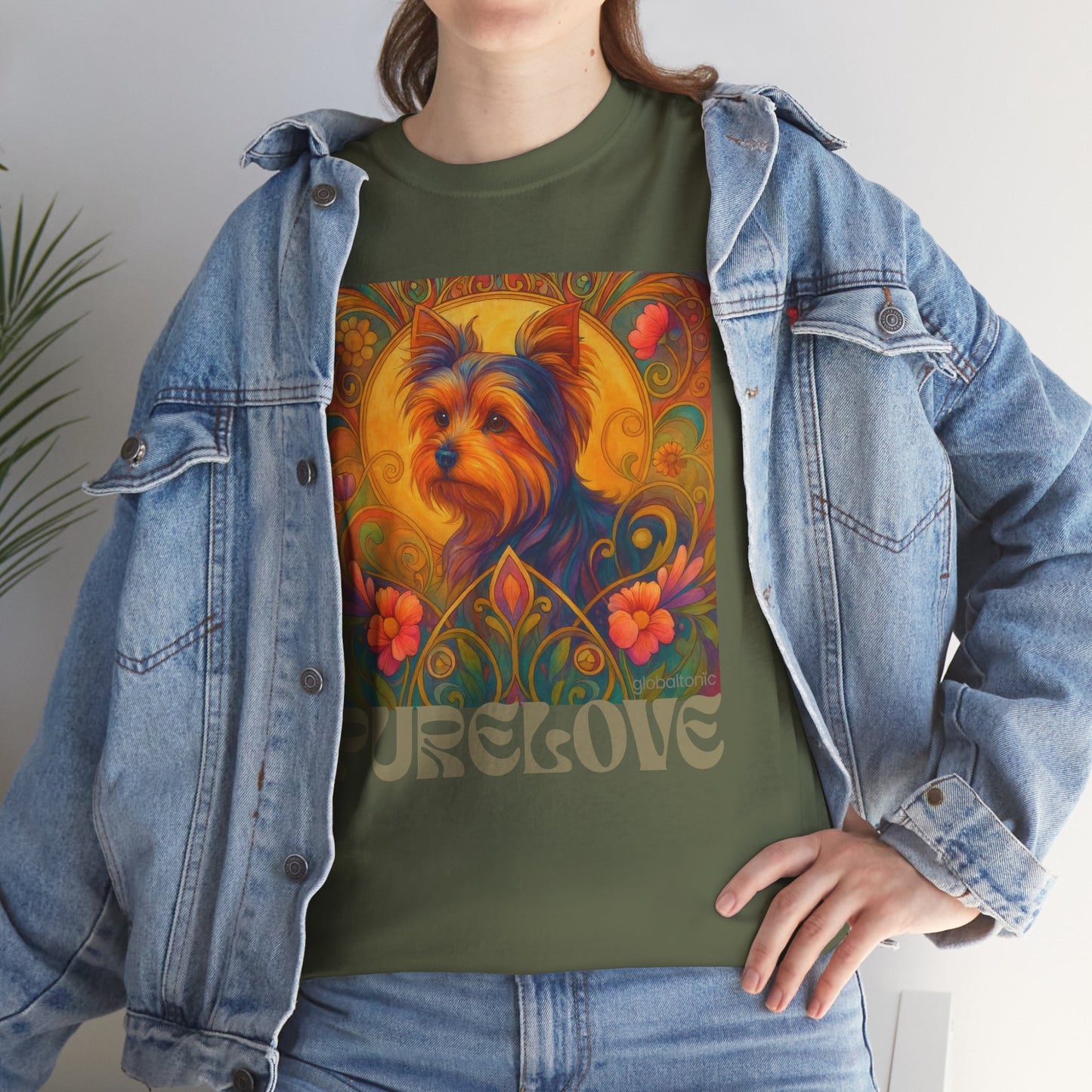 Australian Terrier Vintage Graphic T-Shirt – Unisex Cotton Tee for Dog Lovers