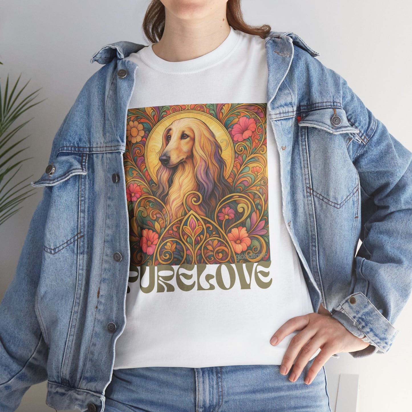 Afghan Vintage Graphic T-Shirt – Unisex Cotton Tee for Dog Lovers