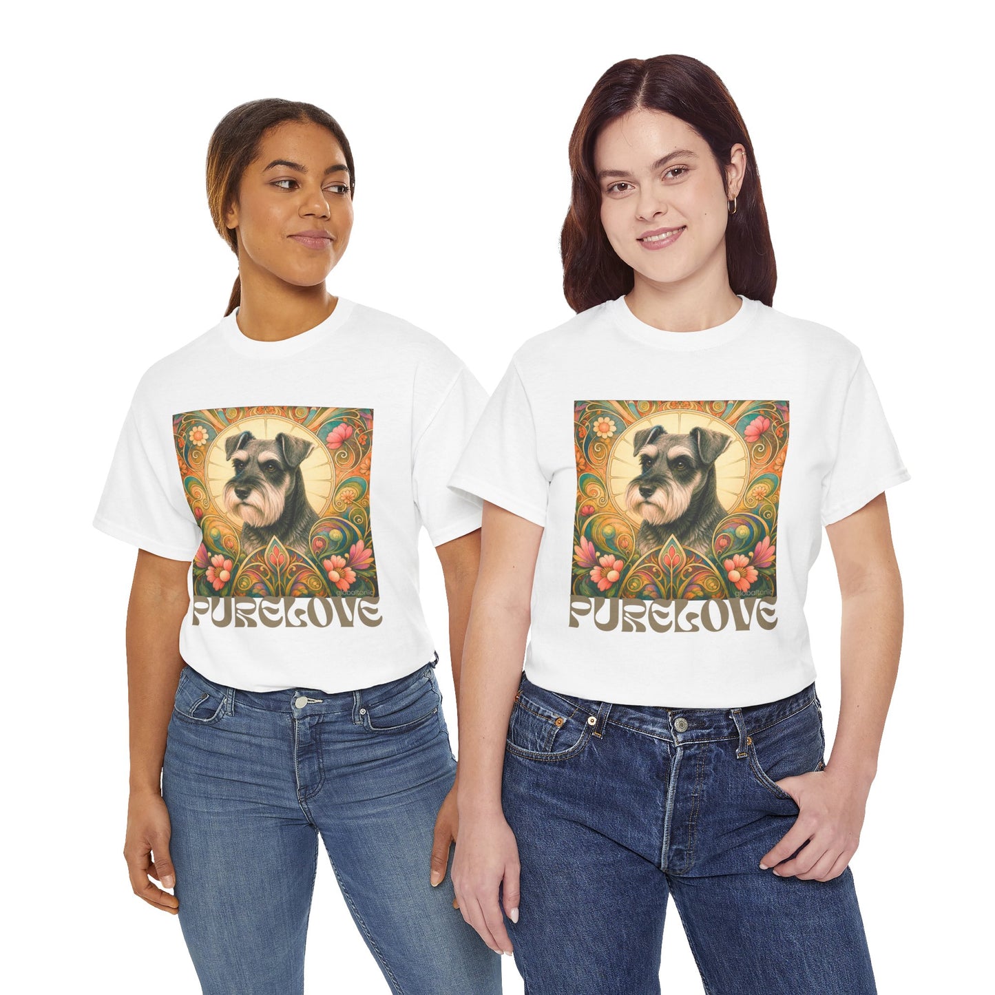 Schnauzer Vintage Graphic T-Shirt – Unisex Cotton Tee for Dog Lovers