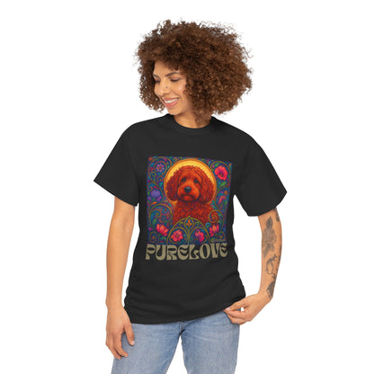 Red Cockapoo (Spoodle) Vintage Graphic T-Shirt – Unisex Cotton Tee for Dog Lovers