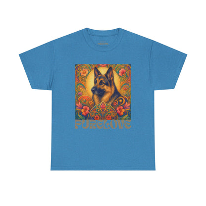 German Shepherd Vintage Graphic T-Shirt – Unisex Cotton Tee for Dog Lovers