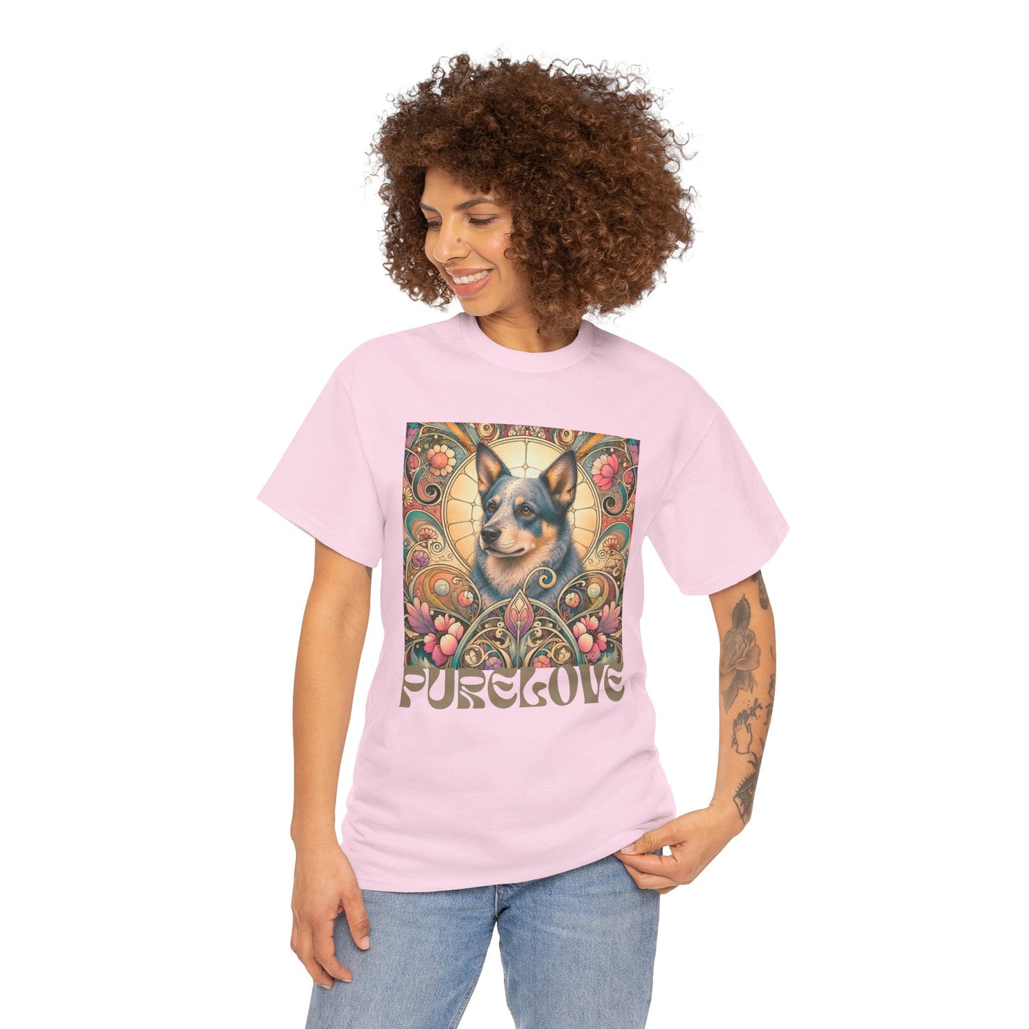Australian Blue Heeler Vintage Graphic T-Shirt – Unisex Cotton Tee for Dog Lovers
