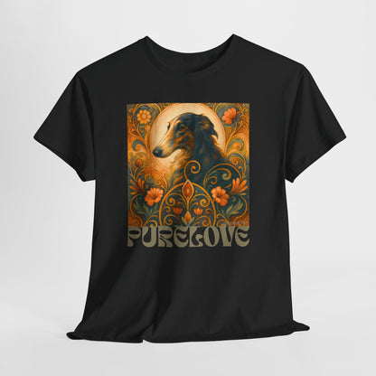 Borzoi Vintage Graphic T-Shirt – Unisex Cotton Tee for Dog Lovers