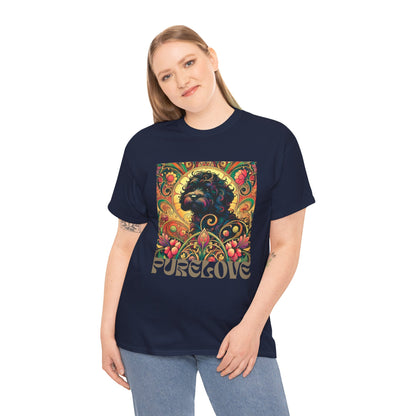 Black Cavapoo (Cavoodle) Vintage Graphic T-Shirt – Unisex Cotton Tee for Dog Lovers