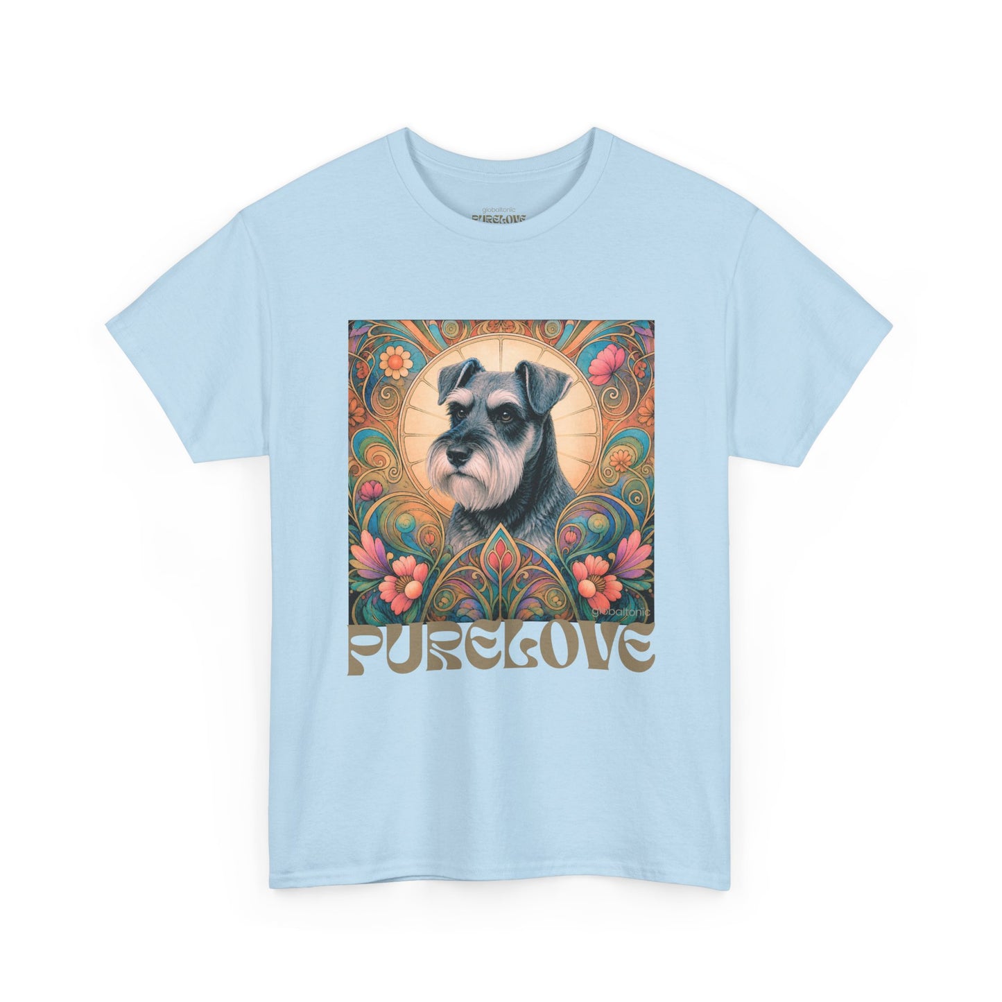 Schnauzer Vintage Graphic T-Shirt – Unisex Cotton Tee for Dog Lovers