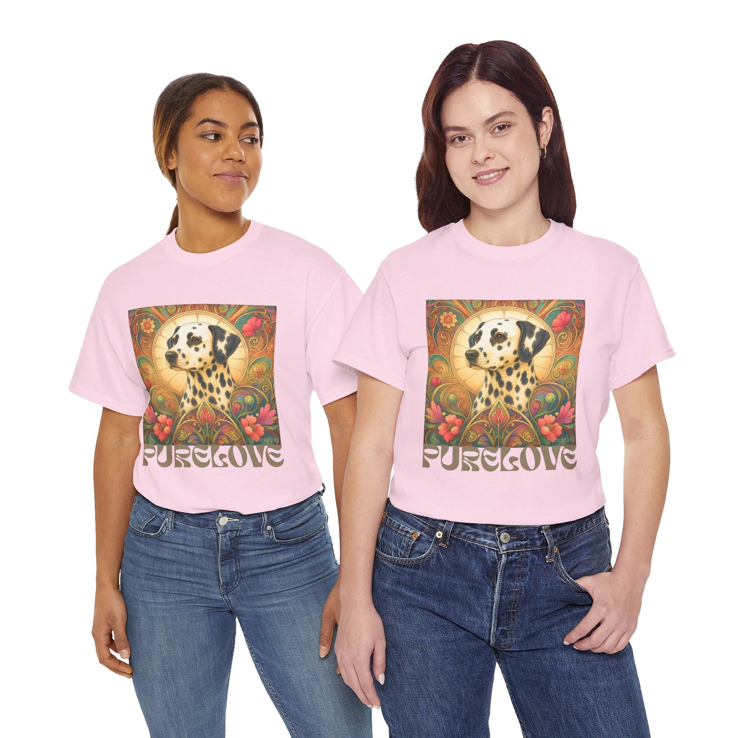 Dalmatian Vintage Graphic T-Shirt – Unisex Cotton Tee for Dog Lovers