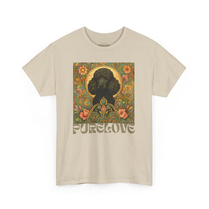Black Poodle Vintage Graphic T-Shirt – Unisex Cotton Tee for Dog Lovers