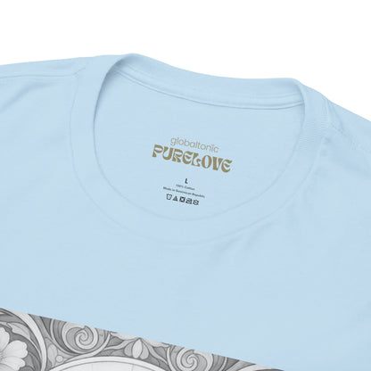 Pug Tan Vintage Unisex Cotton Tee for Dog Lovers (Black & White T-Shirt)