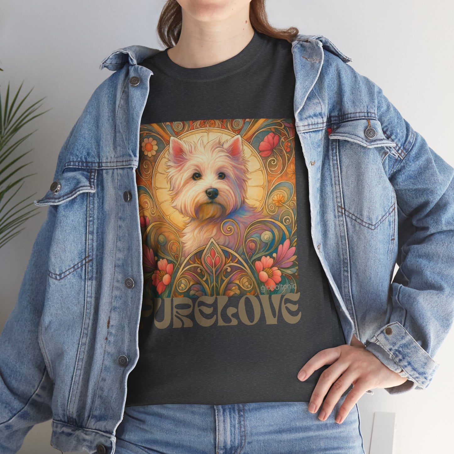 West Highland Terrier (Westie) Vintage Graphic T-Shirt – Unisex Cotton Tee for Dog Lovers