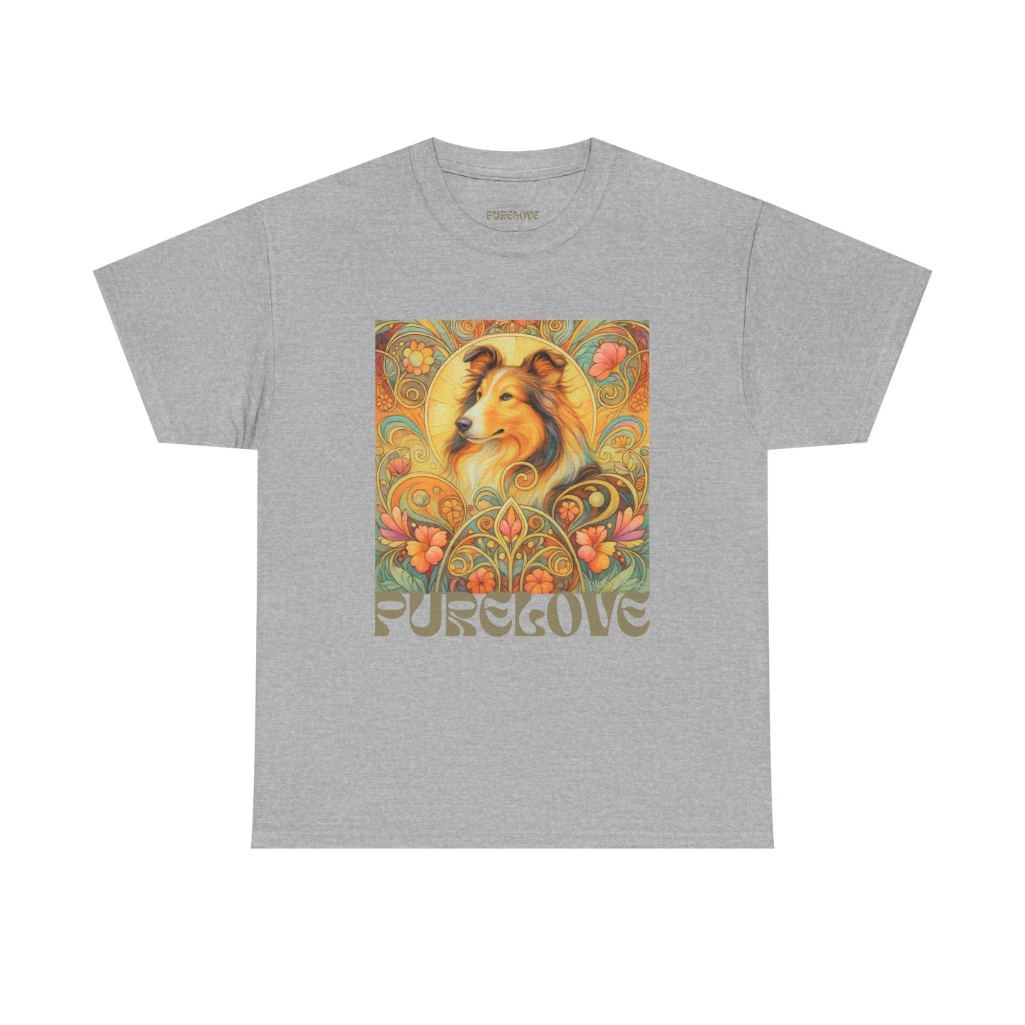 Collie Vintage Graphic T-shirt - Unisex Cotton Tee for Dog Lovers