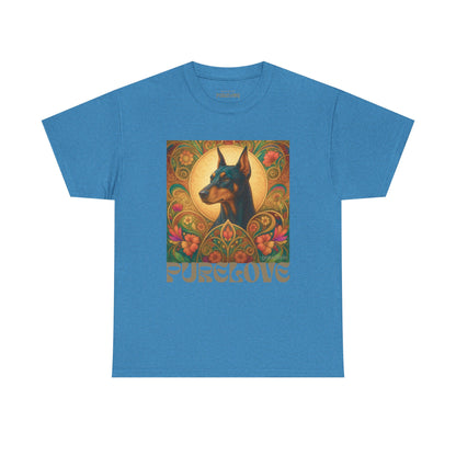 Doberman Vintage Graphic T-shirt - Unisex Cotton Tee for Dog Lovers