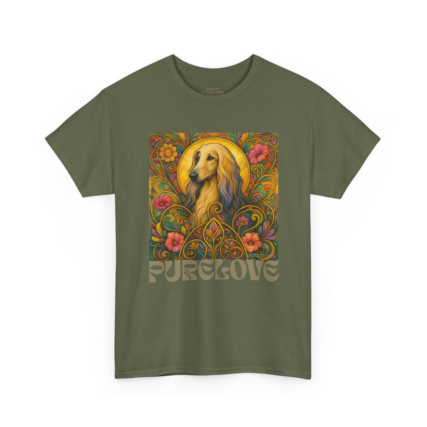 Afghan Vintage Graphic T-Shirt – Unisex Cotton Tee for Dog Lovers