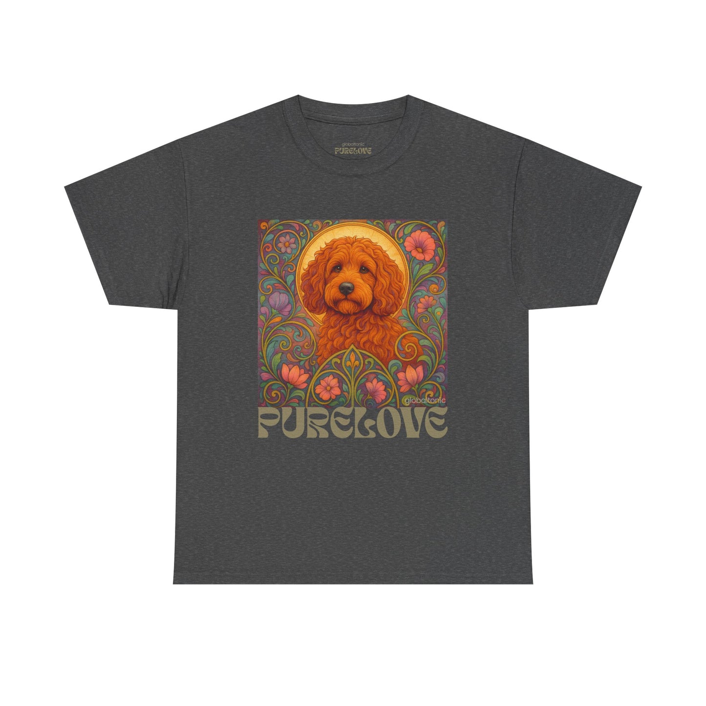 Red Cockapoo (Spoodle) Vintage Graphic T-Shirt – Unisex Cotton Tee for Dog Lovers