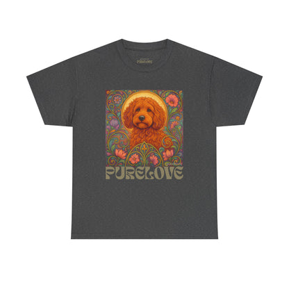 Red Cockapoo (Spoodle) Vintage Graphic T-Shirt – Unisex Cotton Tee for Dog Lovers