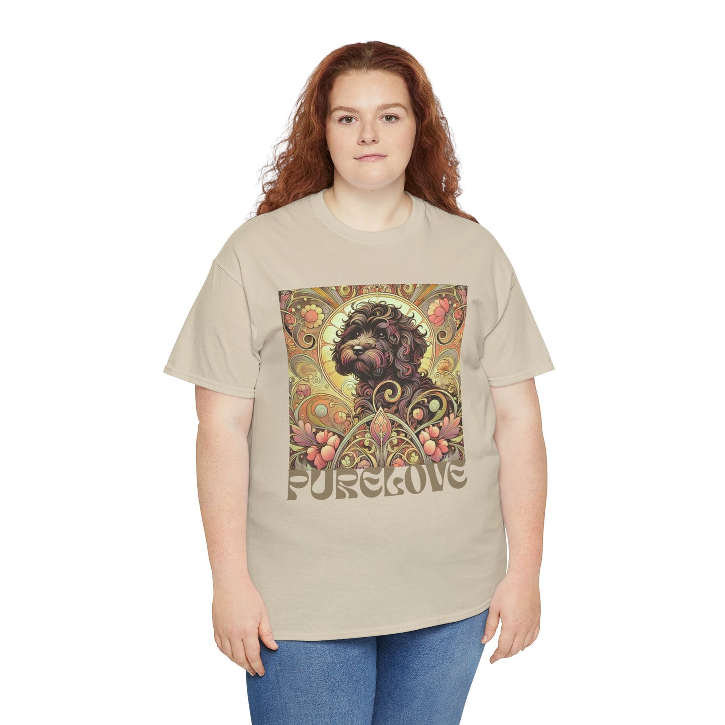 Black Cavapoo (Cavoodle) Vintage Graphic T-Shirt – Unisex Cotton Tee for Dog Lovers