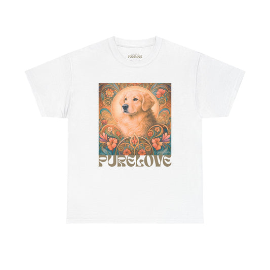 Golden Retriever Vintage Graphic T-shirt - Unisex Cotton Tee for Dog Lovers
