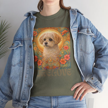 Foxypoo (Foodle) Vintage Graphic T-Shirt – Unisex Cotton Tee for Dog Lovers
