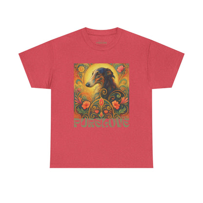 Borzoi Vintage Graphic T-Shirt – Unisex Cotton Tee for Dog Lovers