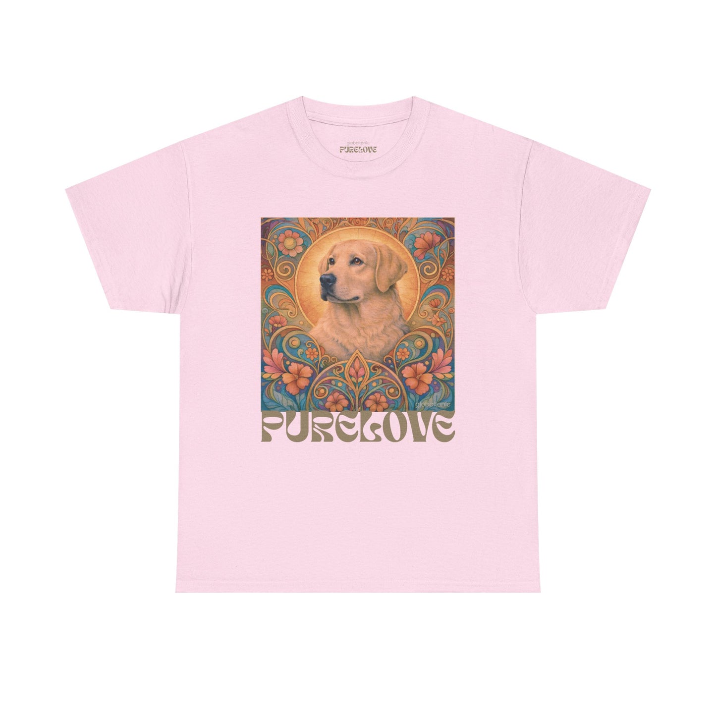 Golden Labrador Vintage Graphic T-shirt - Unisex Cotton Tee for Dog Lovers