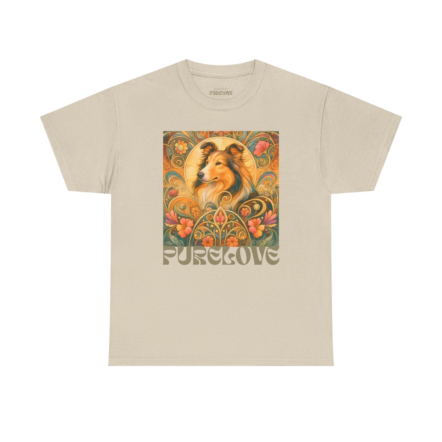 Collie Vintage Graphic T-shirt - Unisex Cotton Tee for Dog Lovers
