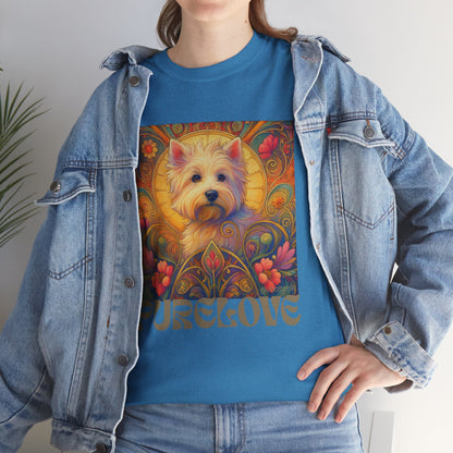 West Highland Terrier (Westie) Vintage Graphic T-Shirt – Unisex Cotton Tee for Dog Lovers