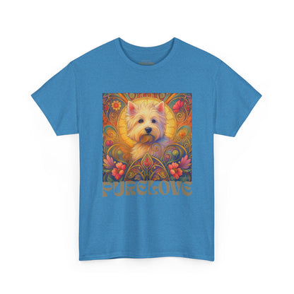 West Highland Terrier (Westie) Vintage Graphic T-Shirt – Unisex Cotton Tee for Dog Lovers