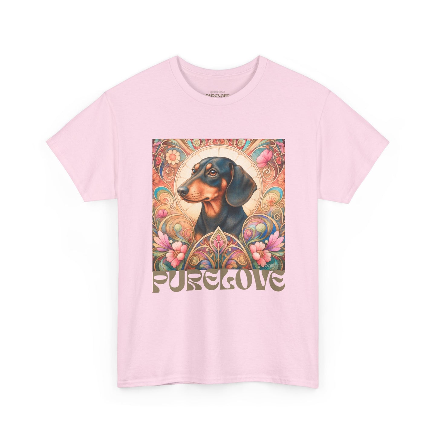 Dachshund Black Tan Vintage Graphic T-Shirt – Unisex Cotton Tee for Dog Lovers