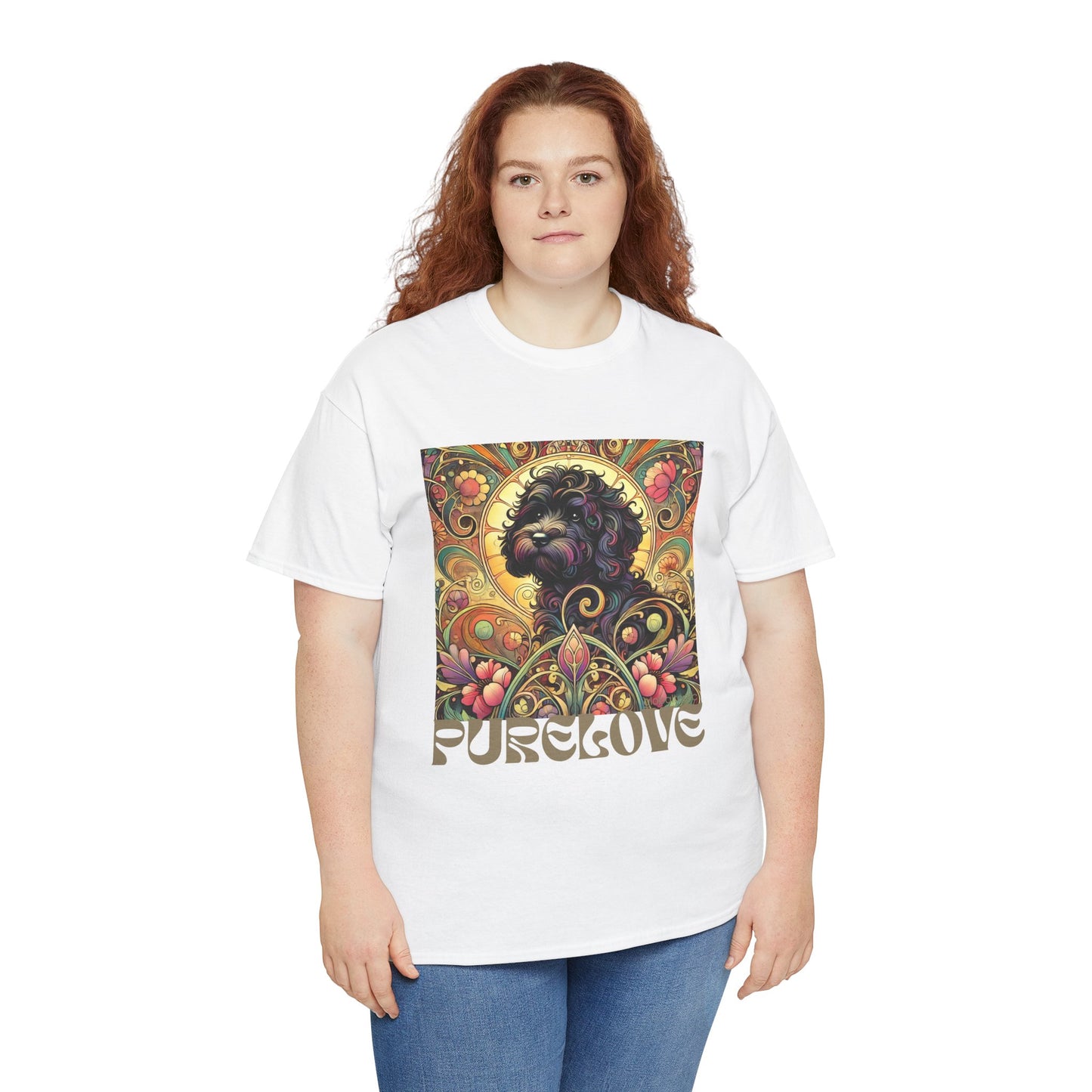 Black Cavapoo (Cavoodle) Vintage Graphic T-Shirt – Unisex Cotton Tee for Dog Lovers