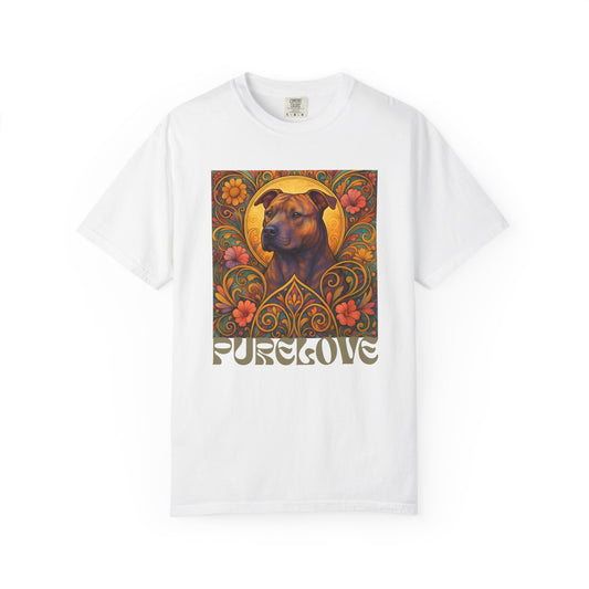 Staffy/Staffordshire Bull Terrier Brindle Vintage Graphic T-Shirt – Unisex Cotton Tee for Dog Lovers