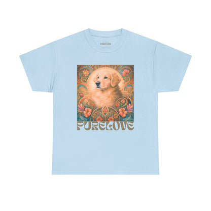Golden Retriever Vintage Graphic T-shirt - Unisex Cotton Tee for Dog Lovers
