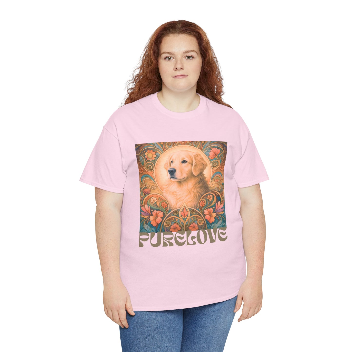 Golden Retriever Vintage Graphic T-shirt - Unisex Cotton Tee for Dog Lovers