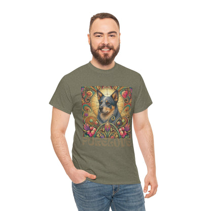 Australian Blue Heeler Vintage Graphic T-Shirt – Unisex Cotton Tee for Dog Lovers