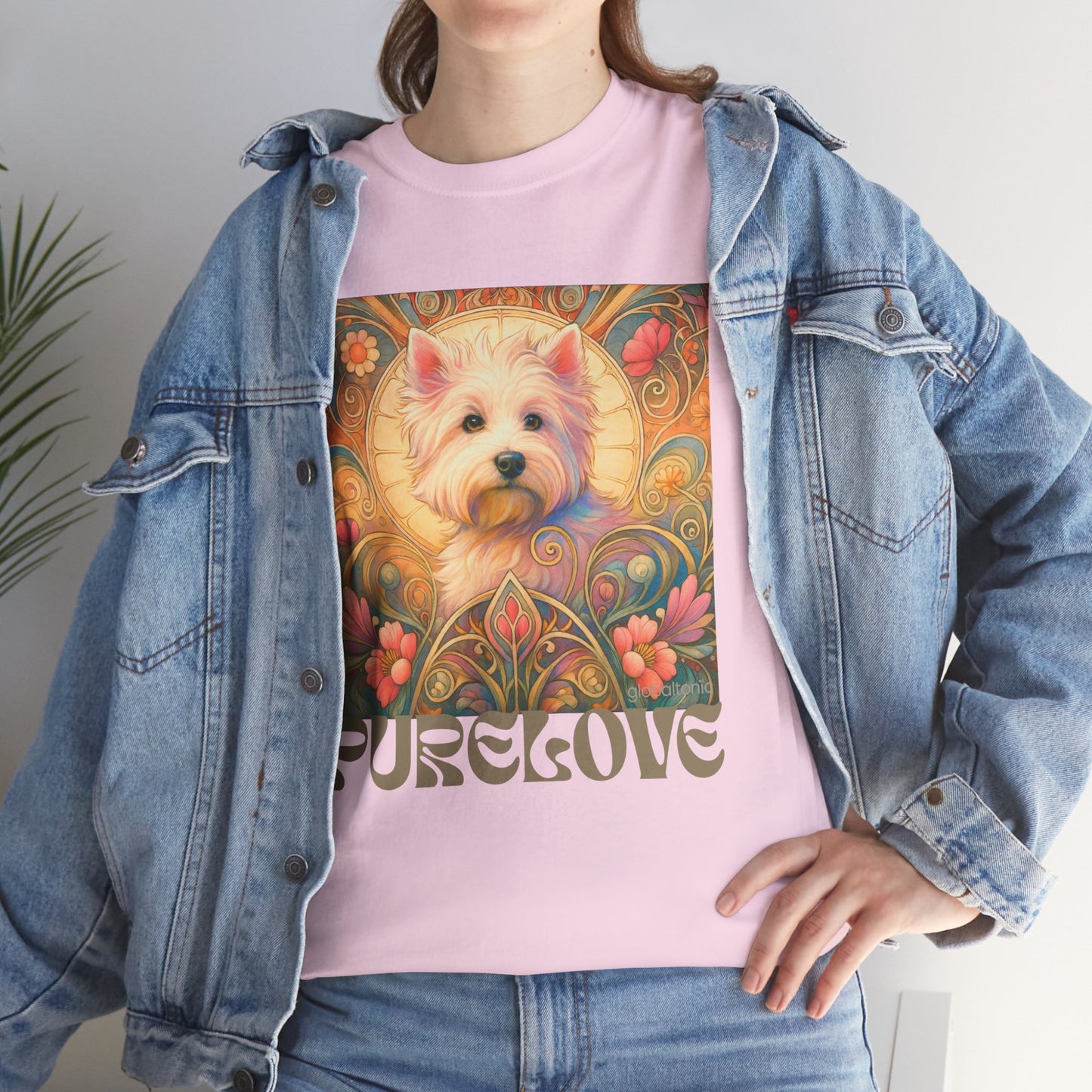 West Highland Terrier (Westie) Vintage Graphic T-Shirt – Unisex Cotton Tee for Dog Lovers