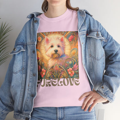West Highland Terrier (Westie) Vintage Graphic T-Shirt – Unisex Cotton Tee for Dog Lovers
