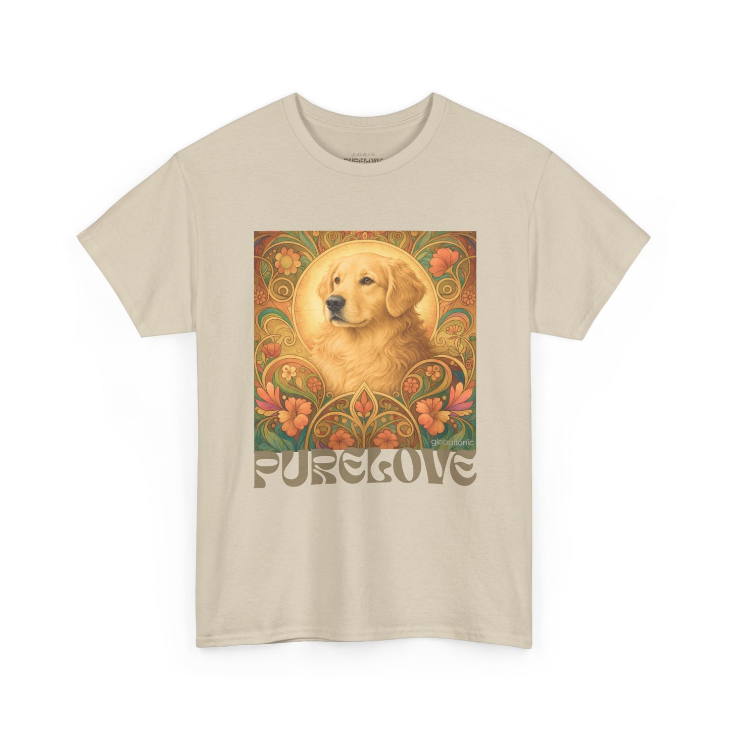 Golden Retriever Vintage Graphic T-shirt - Unisex Cotton Tee for Dog Lovers