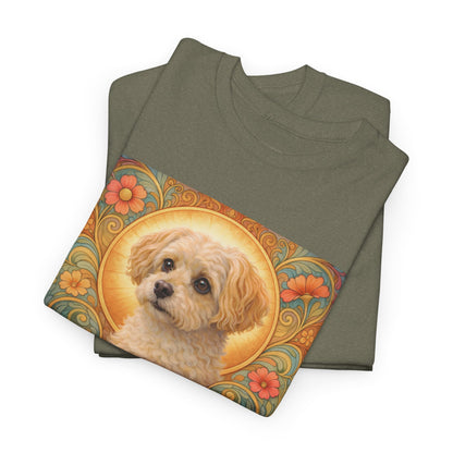 Foxypoo (Foodle) Vintage Graphic T-Shirt – Unisex Cotton Tee for Dog Lovers