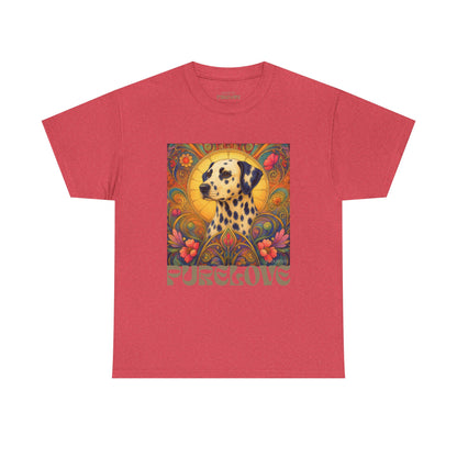 Dalmatian Vintage Graphic T-Shirt – Unisex Cotton Tee for Dog Lovers