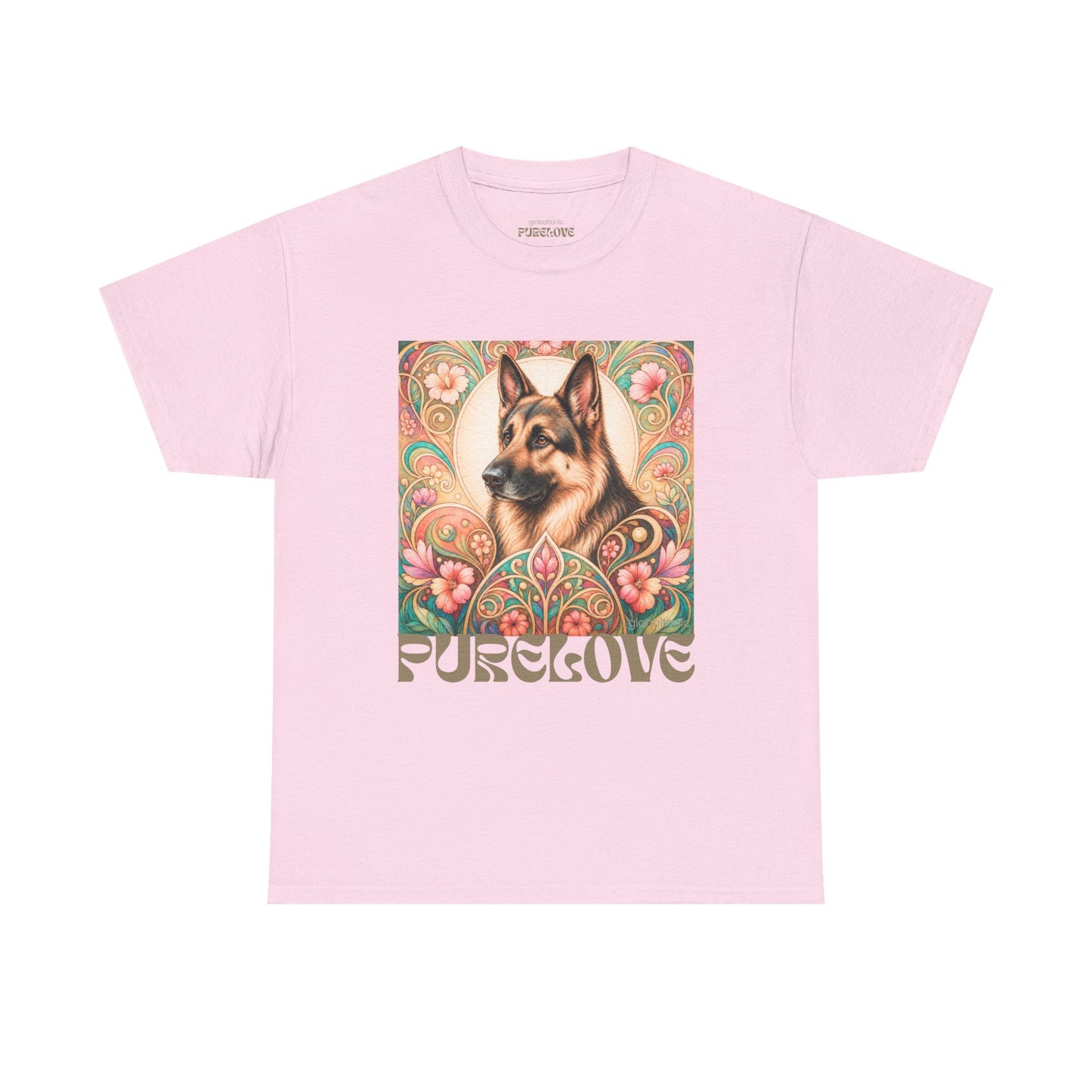 German Shepherd Vintage Graphic T-Shirt – Unisex Cotton Tee for Dog Lovers