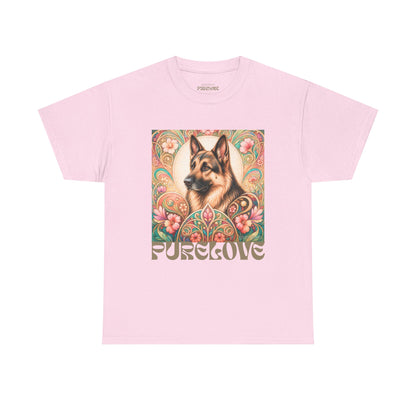 German Shepherd Vintage Graphic T-Shirt – Unisex Cotton Tee for Dog Lovers
