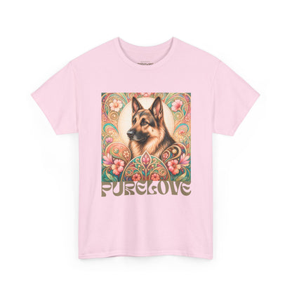German Shepherd Vintage Graphic T-Shirt – Unisex Cotton Tee for Dog Lovers