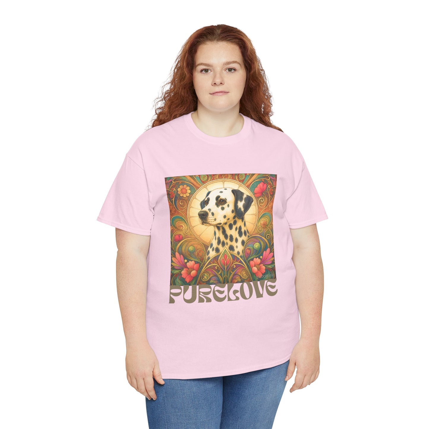 Dalmatian Vintage Graphic T-Shirt – Unisex Cotton Tee for Dog Lovers