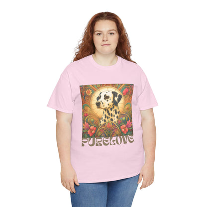 Dalmatian Vintage Graphic T-Shirt – Unisex Cotton Tee for Dog Lovers
