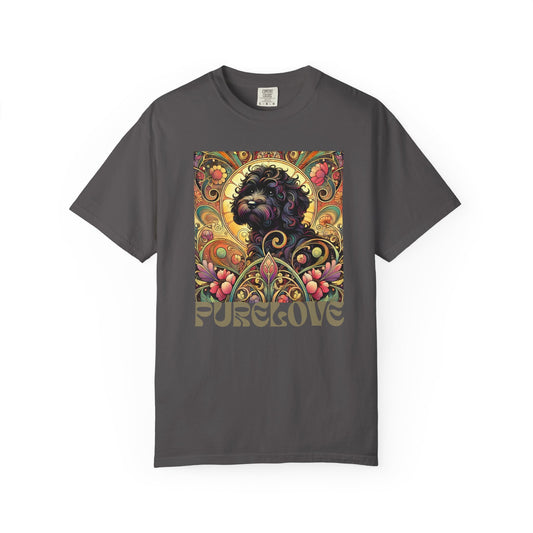 Black Cavoodle/Cockapoo Vintage Graphic T-Shirt – Unisex Cotton Tee for Dog Lovers