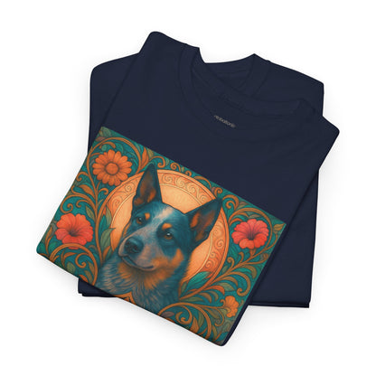 Australian Blue Heeler Vintage Graphic T-Shirt – Unisex Cotton Tee for Dog Lovers